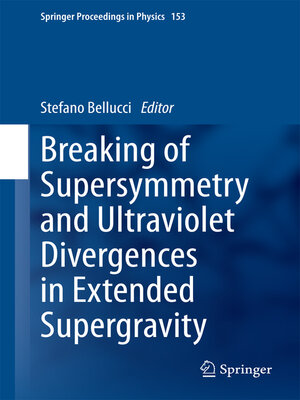 cover image of Breaking of Supersymmetry and Ultraviolet Divergences in Extended Supergravity